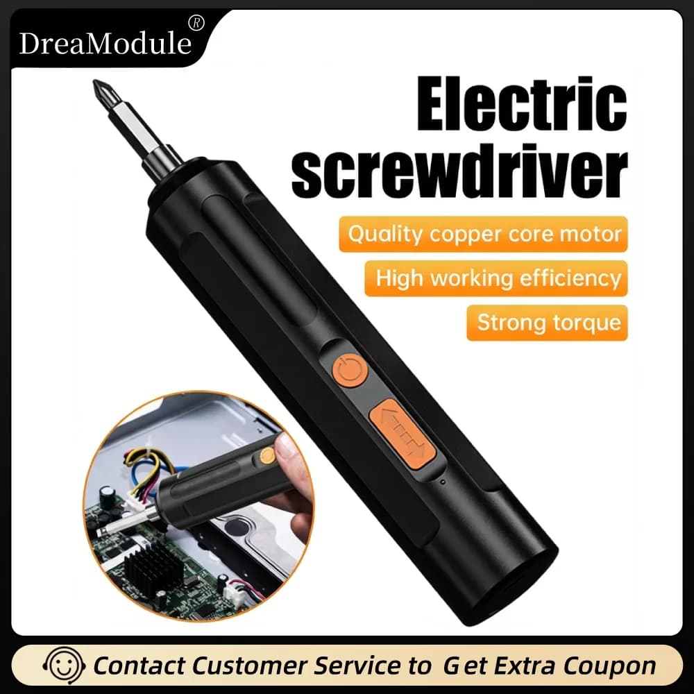 Wireless USB Electric Screwdriver, Portable, Rechargeable, Electric Tool