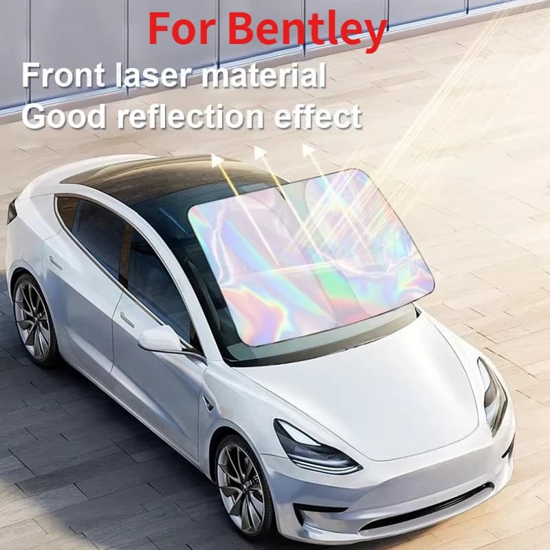 For Bentley Continental Flying Spur Bentayga Car Front Windshield Sunshade Cover Car Front Window Sunshade Interior Accessories