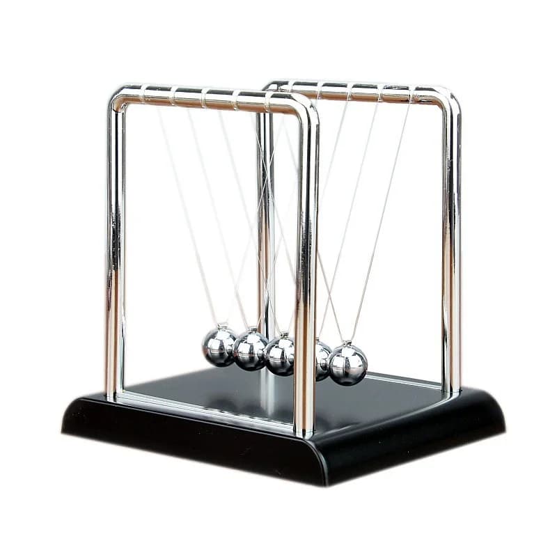 Scienza fisica giocattolo Newton Balance pendolo palla collisione risparmio energetico Law Ball Office Desktop Decoration regalo di festa