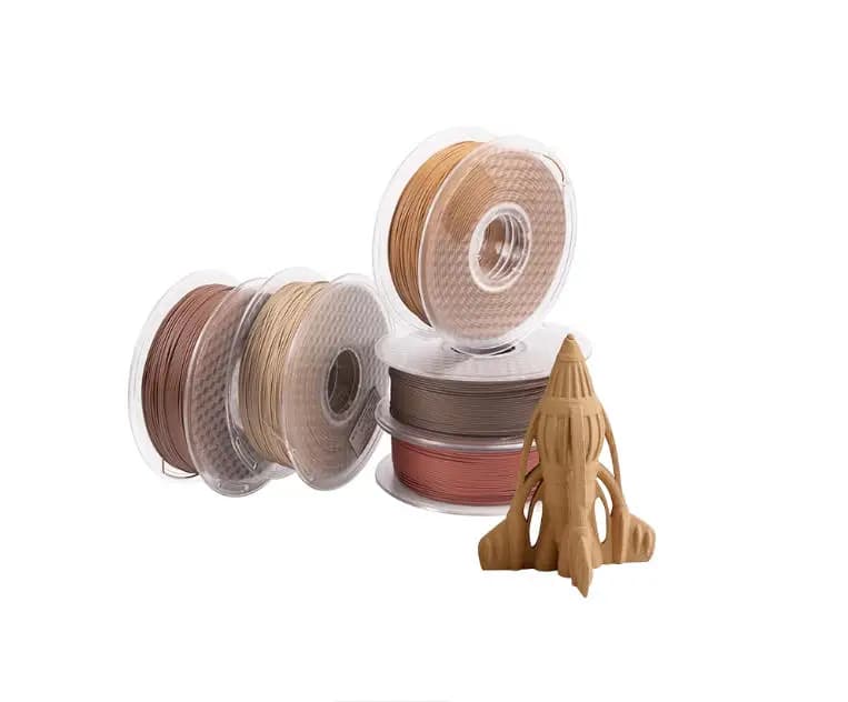 3D Printer Filament PLA Plastic Wood Materials Filament made of wood Filo fiber veins Easy to print 1KG 1,75MM Suitable Tuozhu FDM lines
