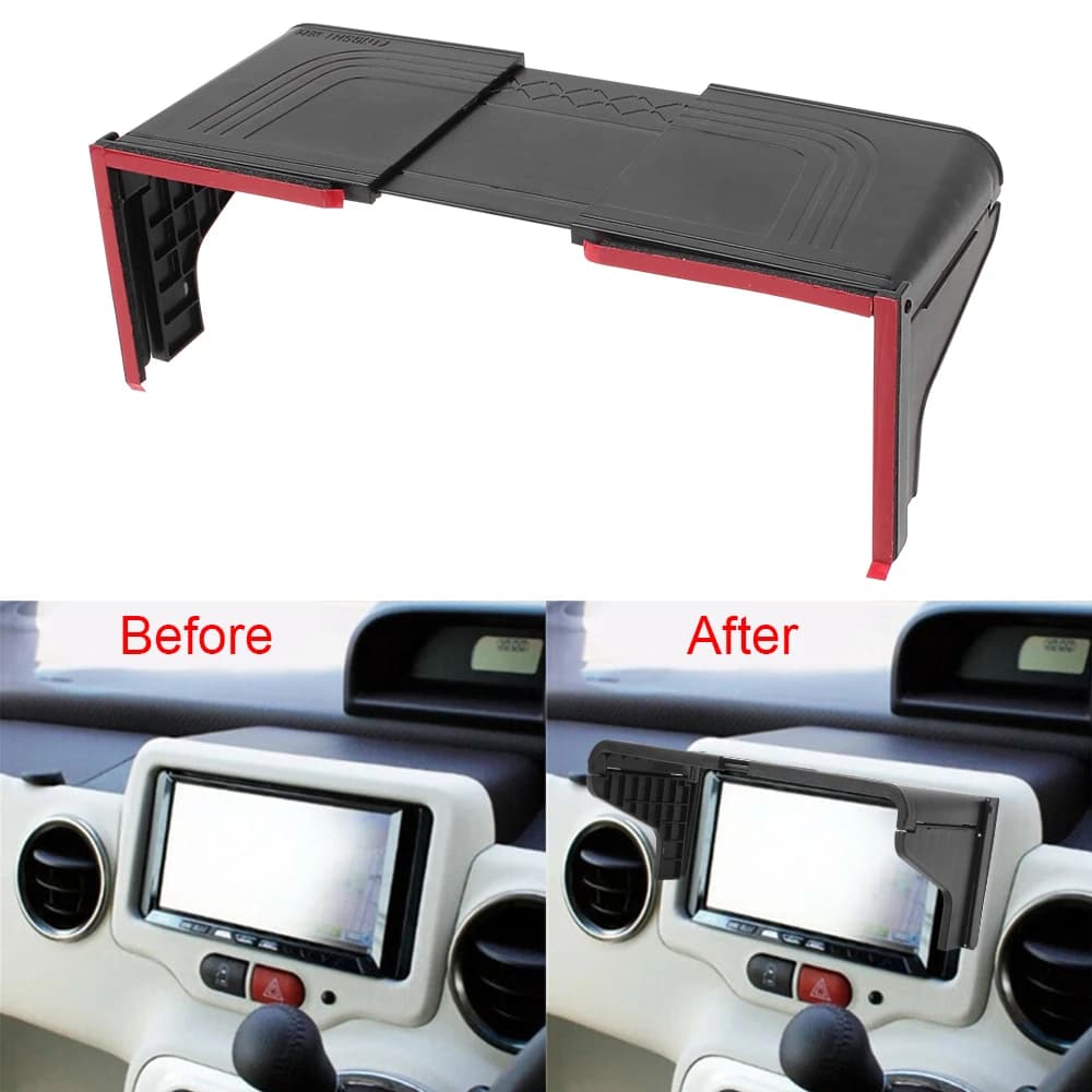GPS anti-reflective shield 7-12 inch screen visor Universal interior accessories Car GPS navigation console