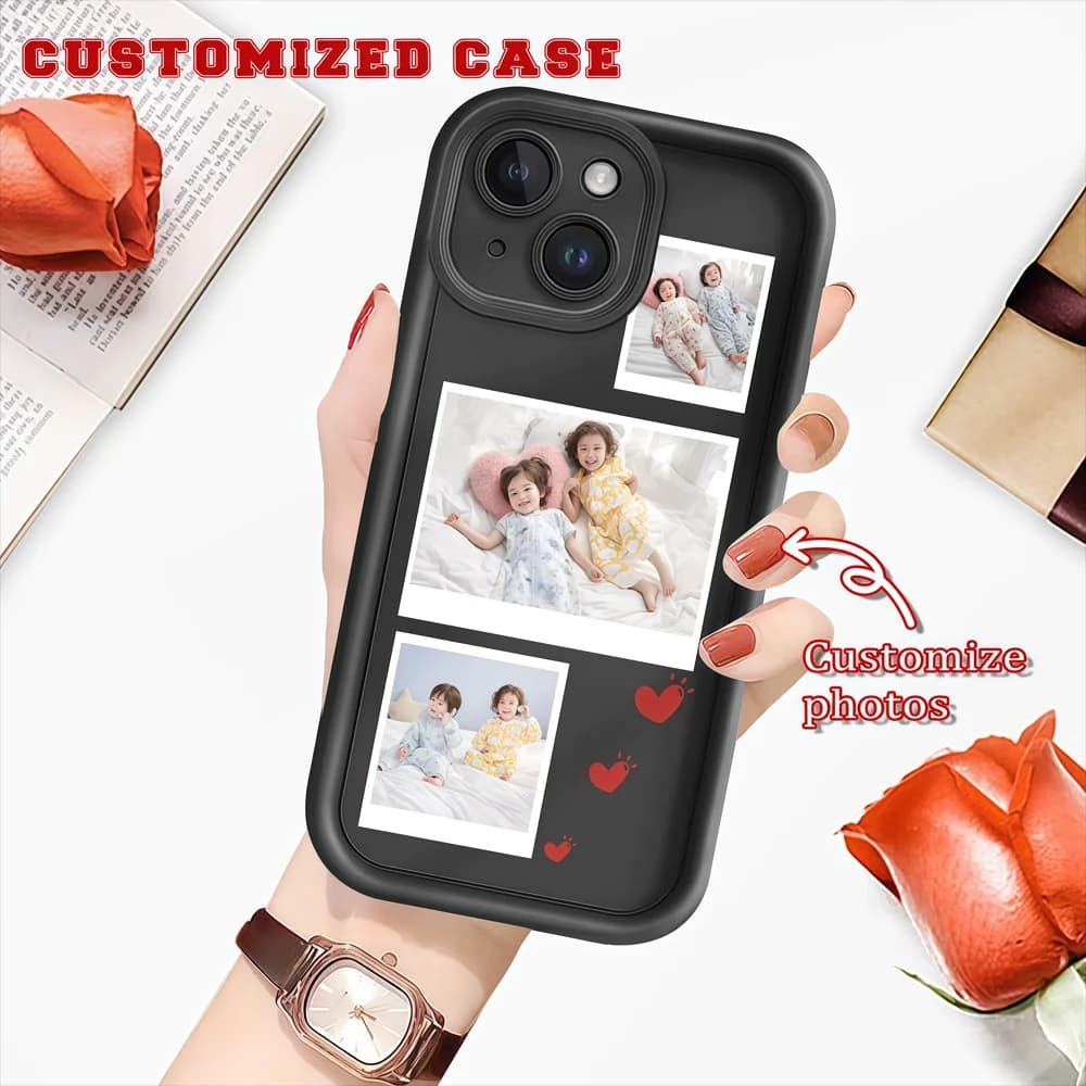 Cover Protettiva Antiurto Personalizzabile Fai-da-te per iPhone 17 16 15 14 13 12 11 Pro Max Plus Mini SE XS XR Air 8 16E Plus