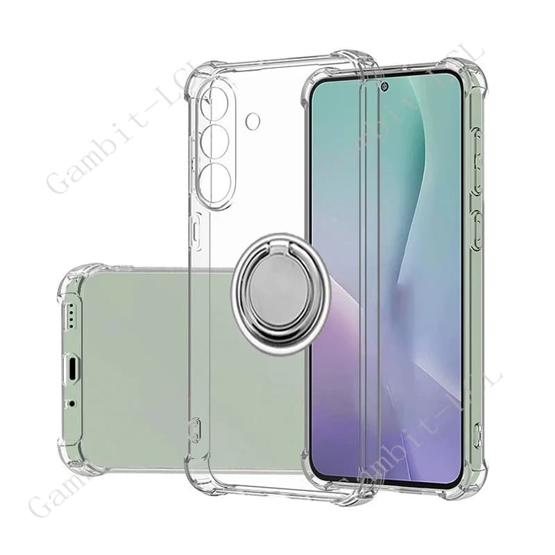 For Samsung Galaxy Buddy4 2025 GalaxyBuddy4 Buddy 4 SM-A166L Back Ring Holder Bracket Phone Case Smartphone TPU Soft Cover