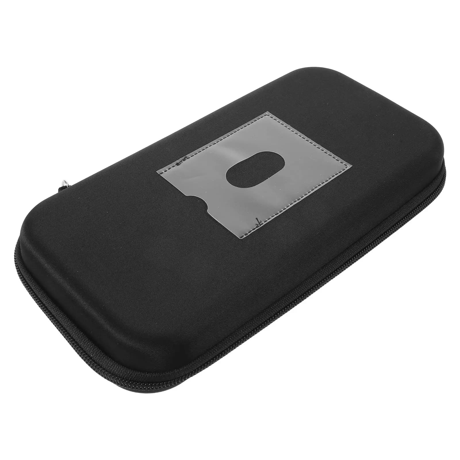 6-Piece Clarinet Saxophone Mouthpiece Storage Box Thick Hard Shell Organizer Moisture Proof Zipper Case for Bass Clarinet