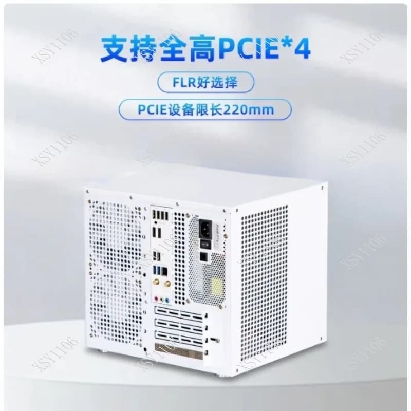 Telaio nudo NAS a 8 dischi Backplane bianco a tutta altezza Supporto scheda madre ATX/MATX Grande potenza per sistema di archiviazione di rete