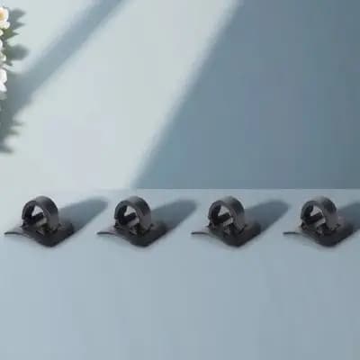 4 Pezzi Guide per Cavi Freno Bici, Morsetti a C in Plastica per Gestione Cavi Bici da Strada e Pieghevoli, Clip per Cavi