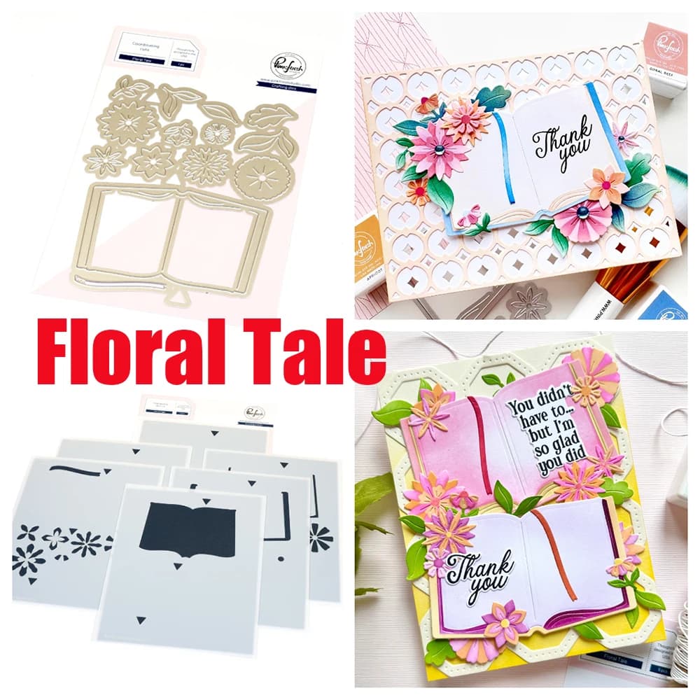 Fustelle in Metallo con Motivo Floreale Rosa Fresco per Scrapbooking Fai-da-Te, Album Fotografici, Diari, Calendari, San Valentino 2026