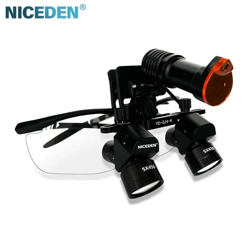 2026 Premium Lo-10315 4X~6X Occhiali Ingrandenti Binoculari Medicali con LED 5W