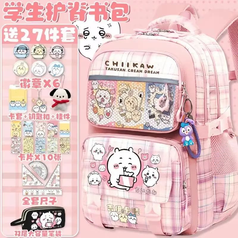 Zaino Unisex Student Lightning Bug, borsa da scuola leggera con protezione per la colonna vertebrale, per ragazzi e ragazze, zaino leggero