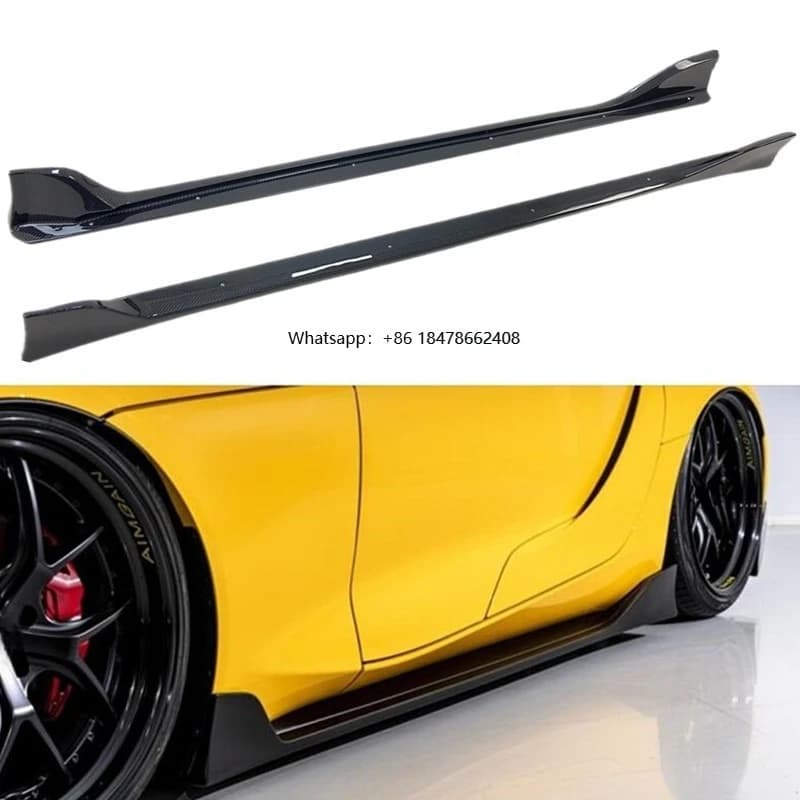 Minigonne laterali in fibra di carbonio stile AG per Supra A90 A91 dal 2019 in poi