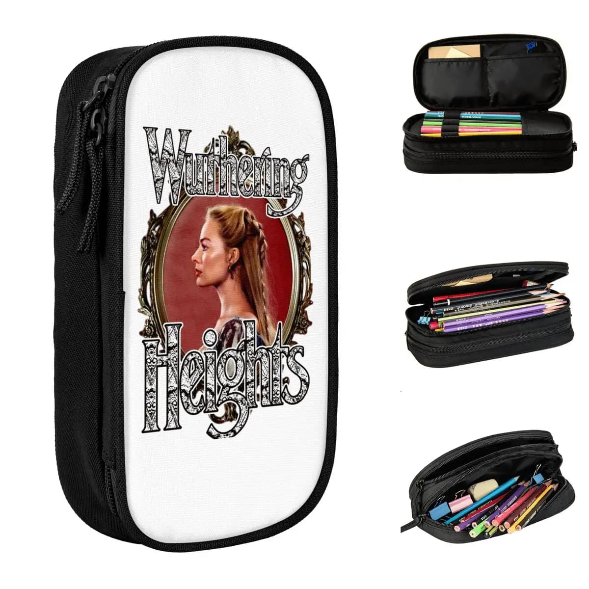 Astucci per matite del film Wuthering Heights, adorabili astucci per penne, per ragazze e ragazzi, con ampio spazio, ideali come regalo per l'ufficio