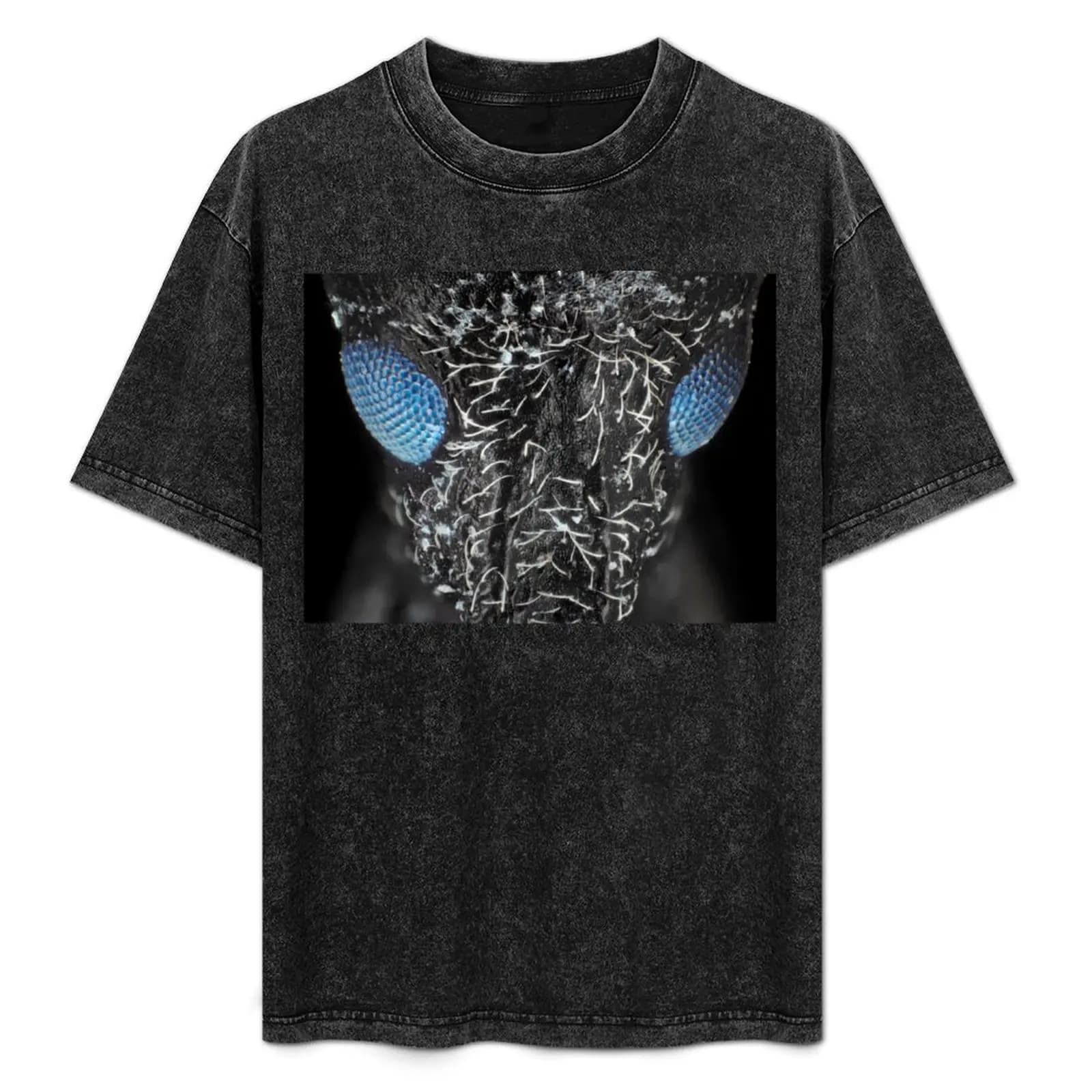 T-shirt con stampa di un scarabeo sotto microscopio in luce visibile + UV, leggera e rinfrescante, a maniche corte
