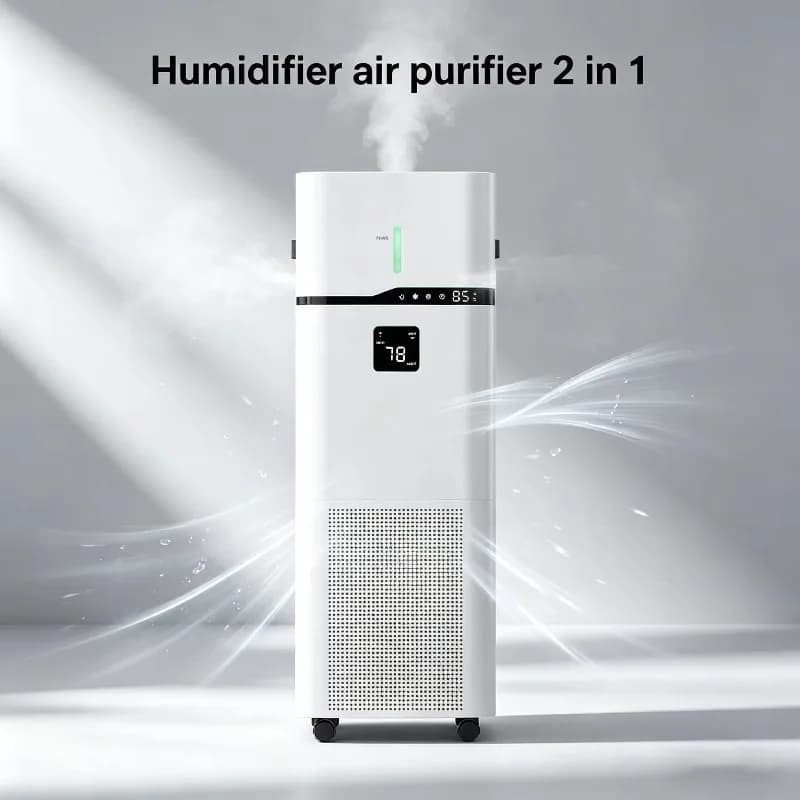 Air Purifier Plus Humidifier Two in One OEM Manufacture 3L Humidifier Intelligent Mobile Control Air Purifier