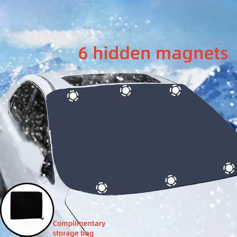 Copertura Magnetica Impermeabile per Parabrezza Auto, Parasole Anti-Neve e Anti-Ghiaccio