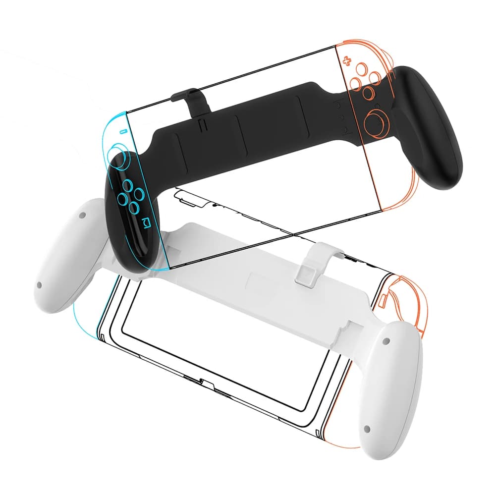 Per Switch 2 Custodia Staffa per maniglia Supporto per console di gioco antiscivolo Supporto per impugnatura ergonomica Supporto per controller per interruttore OLED per interruttore