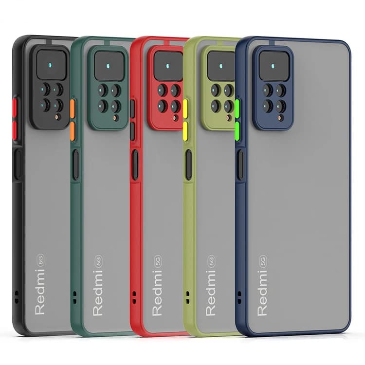 Custodia per telefono antiurto ARMOR per Xiaomi Redmi Note 11 Pro Note 10 10S 11 11S 12S 12 Pro Plus Cover rigida per telefono con cornice in TPU morbido