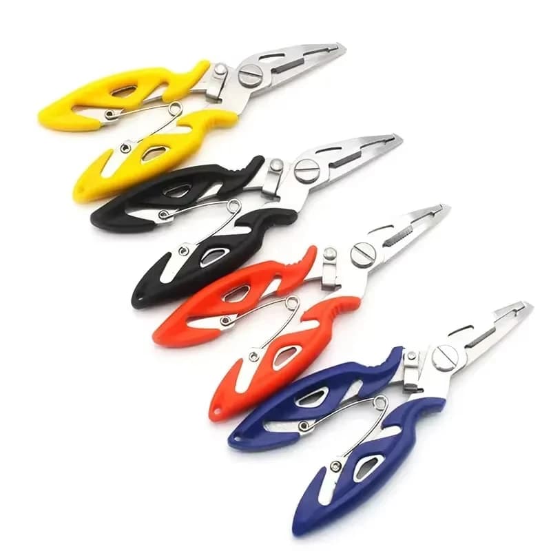 Stainless Steel Fishing Pliers Multifunctional Hook Remover Scissors Portable Saltwater Freshwater Fishing Tackle Fishings Part