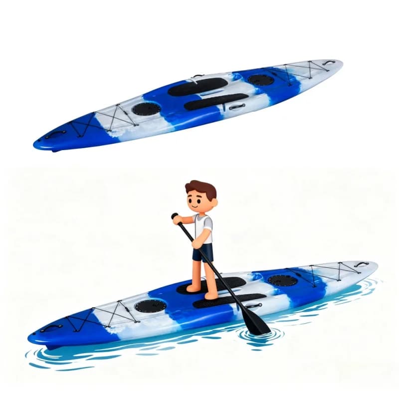 Tavola da SUP 3.65M per una persona, per lago e fiume, vendita diretta dalla fabbrica cinese