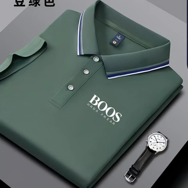 Polo a maniche corte da uomo nuova estate T-shirt casual da golf con design alla moda