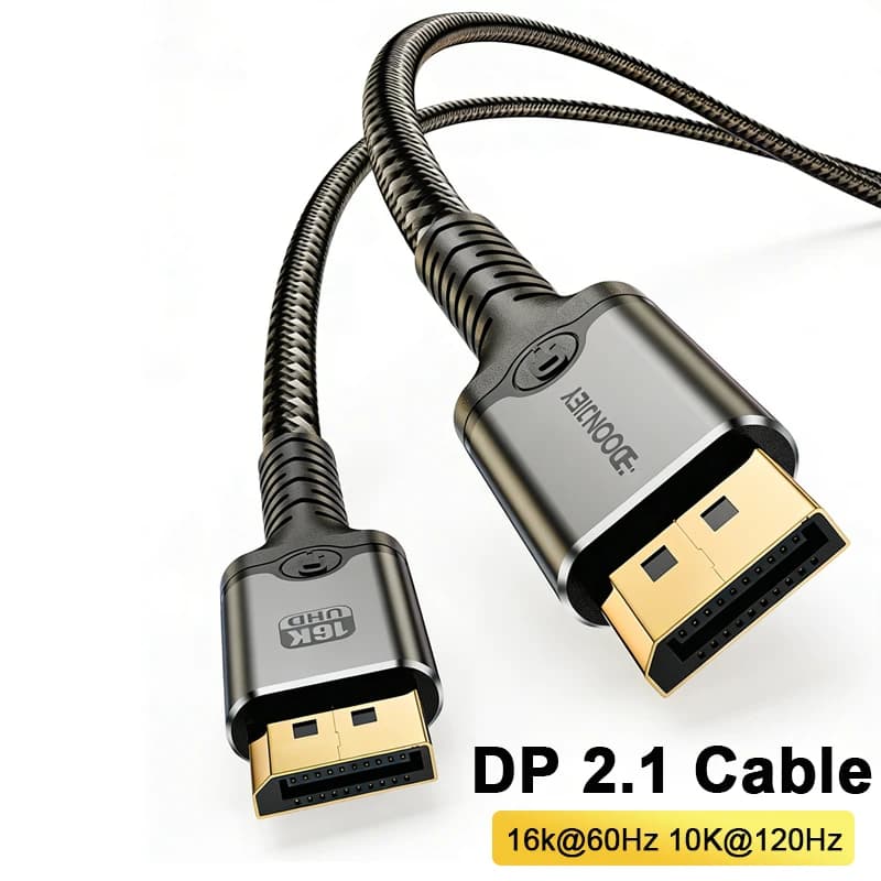 DP 8K Cable DisplayPort 1.4 High Speed Display Cable 8K@60Hz G-Sync FreeSync 4K@144Hz 2K@240Hz HDR 10 32,4 Gbps