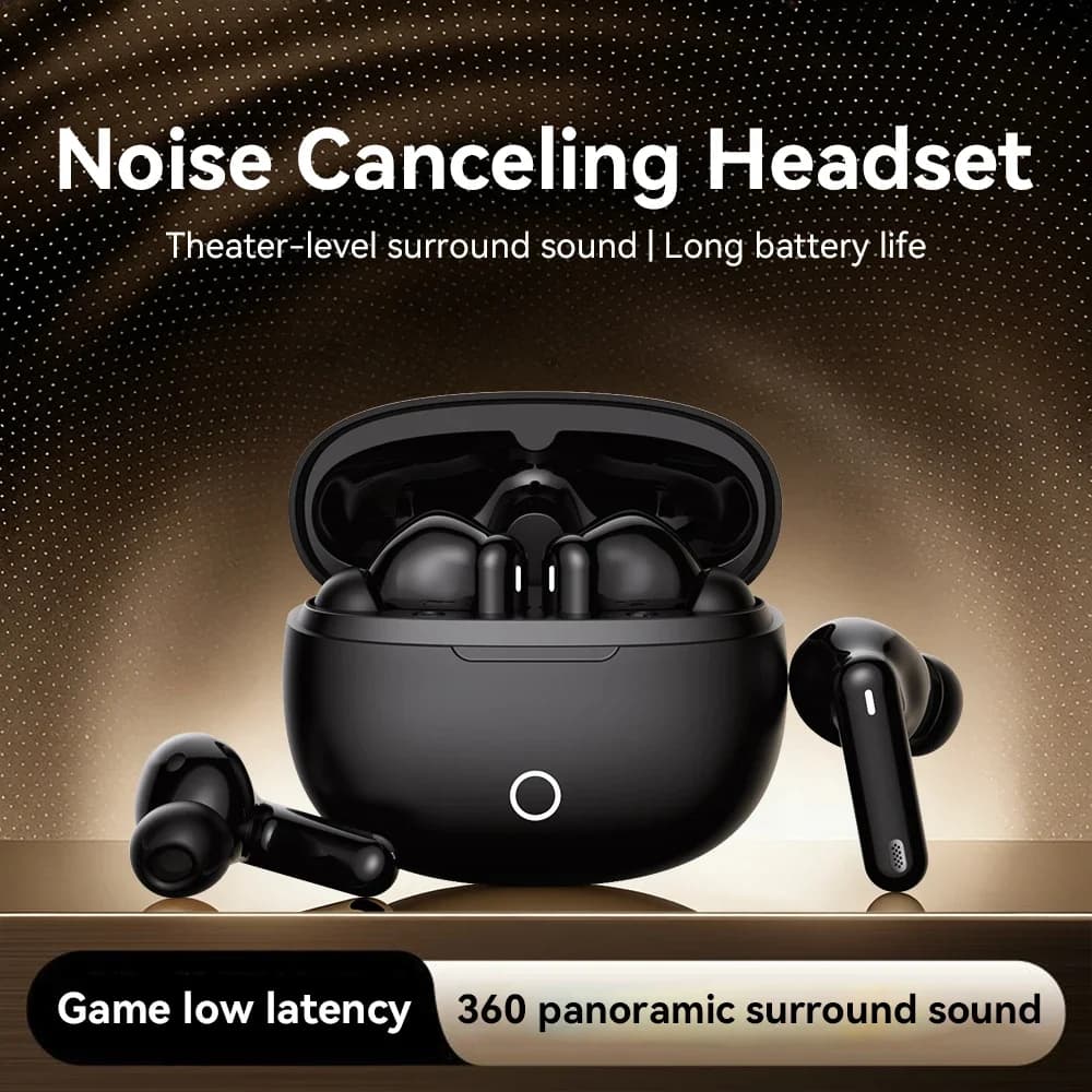 True Wireless Earphones Bluetooth Headphones Noise Reduction HiFi High-quality Semi-In-ear Earplugs With Mic For Xiaomi Samsung