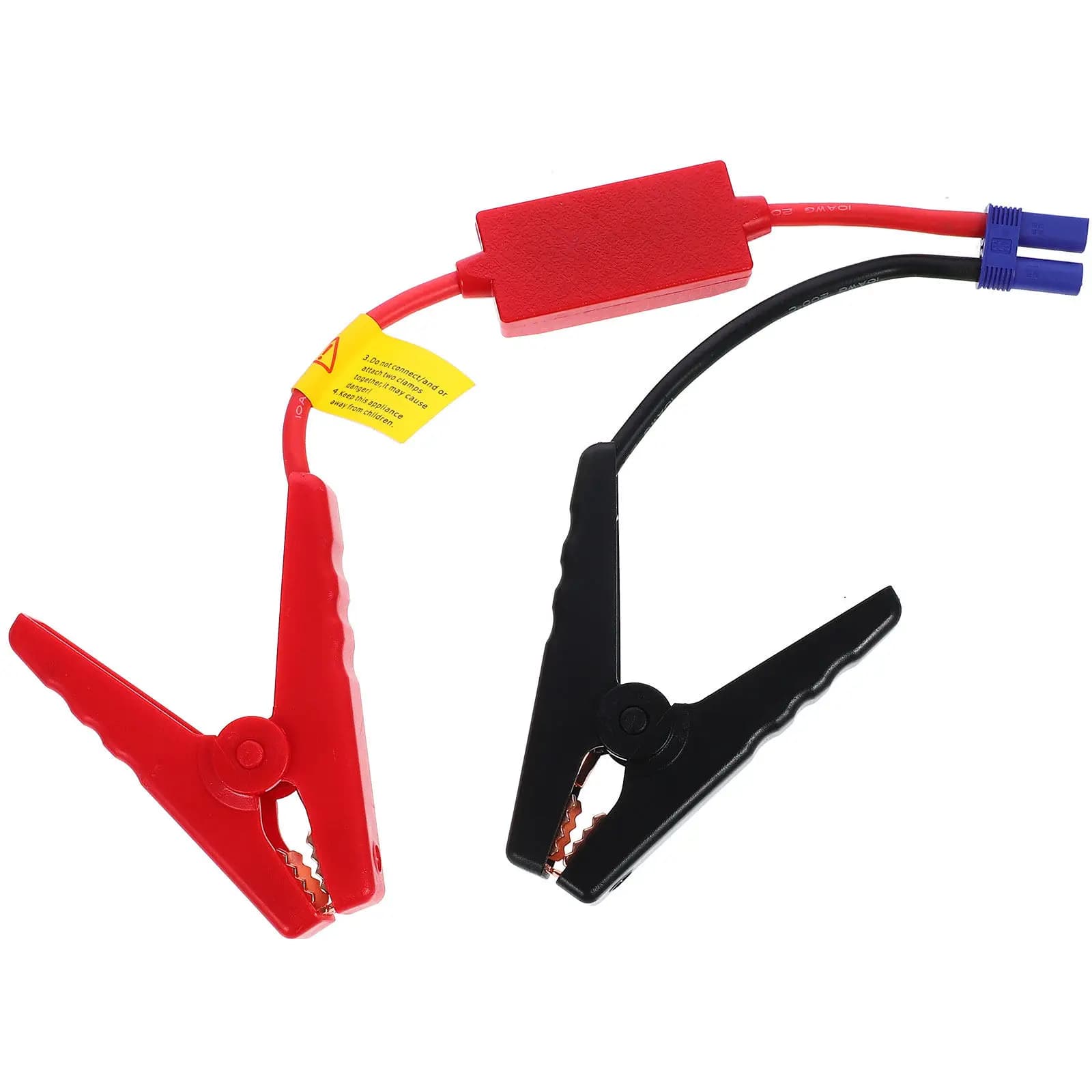 Cavo di avviamento con morsetto per batteria, robusto cavo di avviamento per auto, camion, SUV, con clip a coccodrillo per avviamento batteria