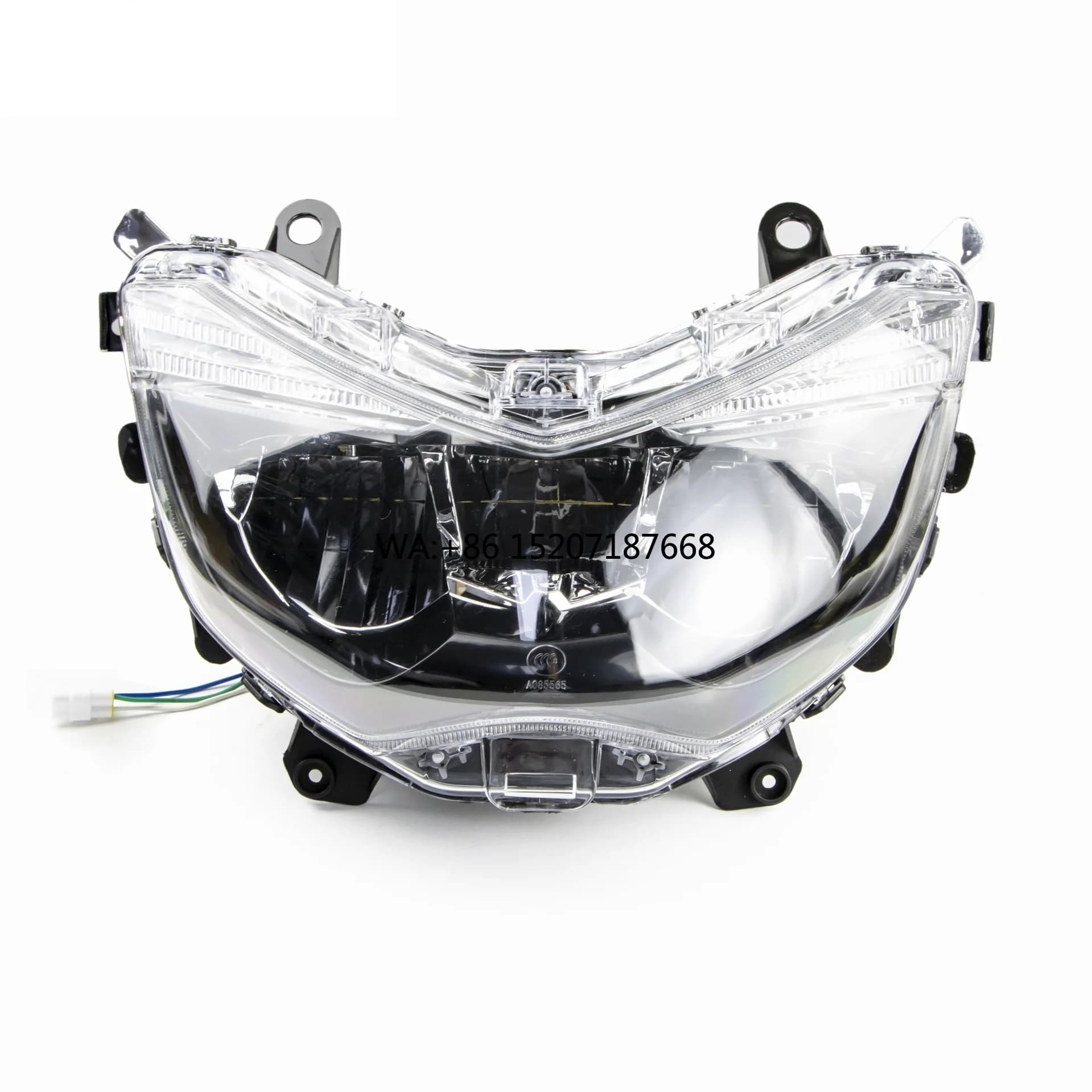-LAM Misura per Yamaha NMAX155 NMAX125 NMAX 125 155 Gruppo faro moto Faro anteriore 2016 - 2018 2017