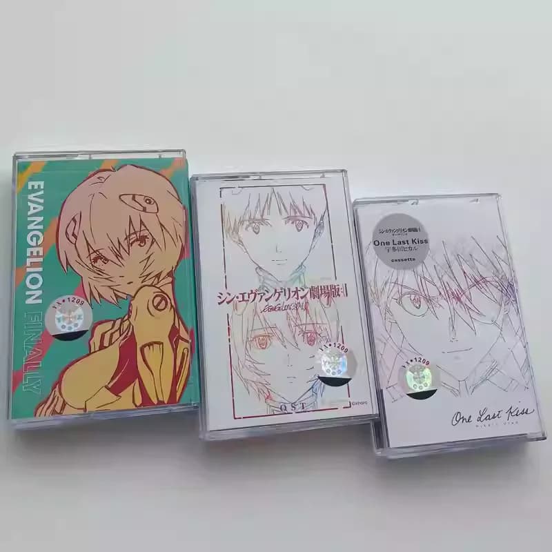 Cassetta Audio Vintage Anime Originale e J-Pop: Hikaru Utada & Shiro Sagisu - EVANGELION FINALLY & One Last Kiss