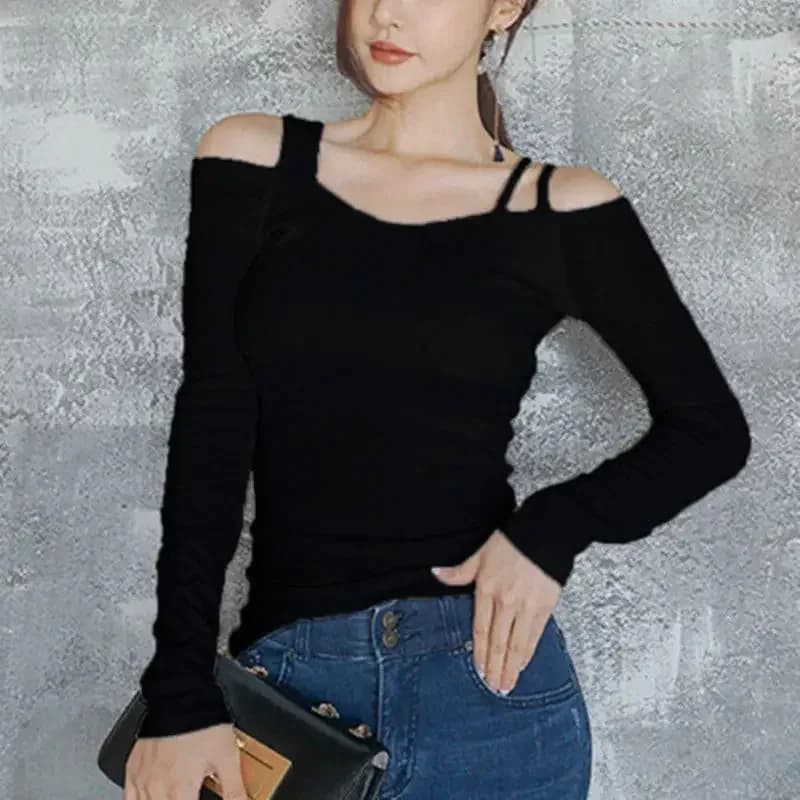 Camicia da ballo sexy da donna, adatta per l'allenamento moderno di danza latina, comprese salsa, tango e samba. Top da ballo elasticizzato da donna