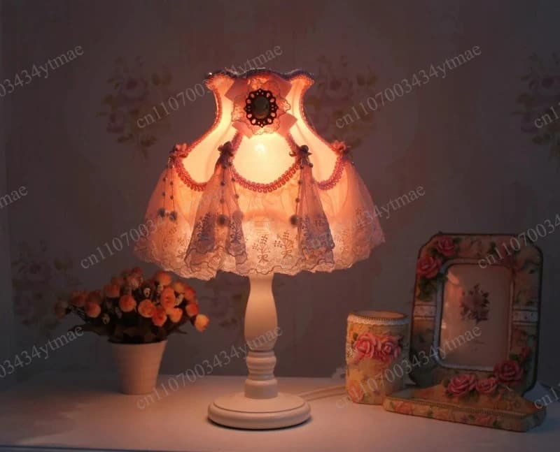Lampada da Tavolo LED Moderna con Paralume in Tessuto, Base E27 per Soggiorno, Camera da Letto, Scrivania, Arredamento Casa