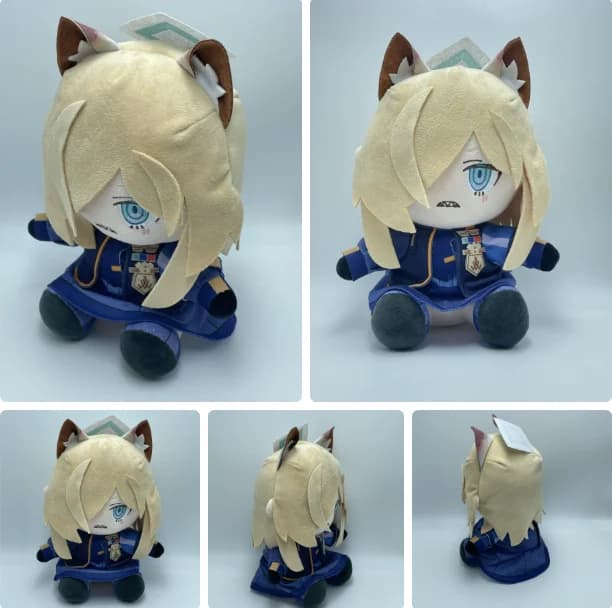 Blue Archive The Animation Kanna Ogata 30cm Plush Kawaii Pendant Cute Figures Xmas Gift Birthday Halloween Gift Collection