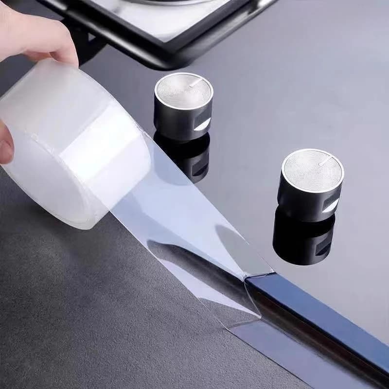 5M/10M Self-adhesive nano tape on one side Waterproof and stain resistant Kitchen Bathroom sink Mastic strip Transparent tape