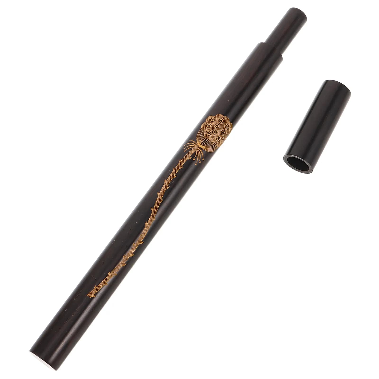 Contenitore Portatile in Legno Massello per Bastoncini di Incenso, Organizzatore a Tubo per Viaggi, Casa, Scrivania, Porta Bastoncini Aromatici in Legno Cinese