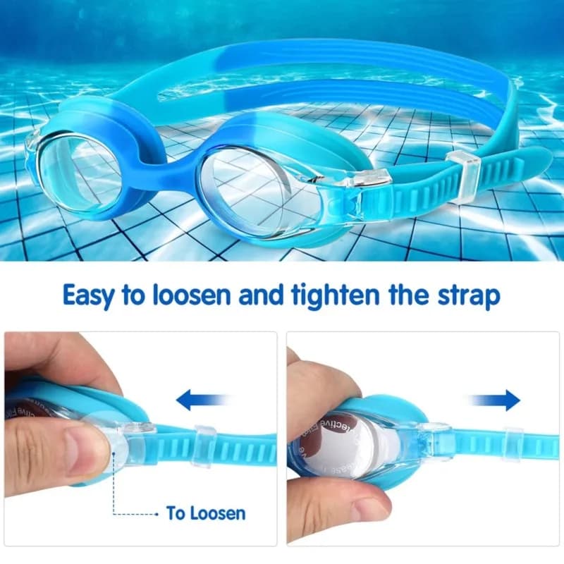 Dropship-2PCS Occhialini da nuoto per bambini, occhialini da nuoto antiappannamento e senza perdite di liquidi per bambini, ragazzi e ragazze dai 6 ai 14 anni, occhialini da nuoto con visione ampia