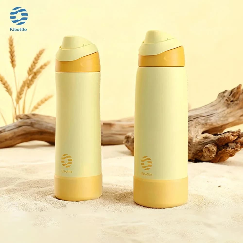Fjbottle 1PC 750/1000ML Portable Stainless Steel Vacuum Insulated Bottle Sports Water Bottle Outdoor Travel Car Insulated Cup