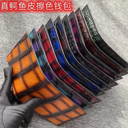 2023 New Designer Luxury Crocodile Leather Men Wallets Business Genuine Leather Man Money Bag High Grade Card Holder Purse 50