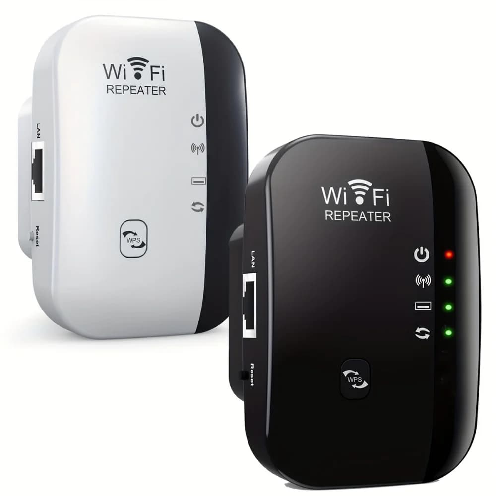 Ripetitore WiFi Wireless 300Mbps, Amplificatore di Segnale WiFi Remoto, Extender WiFi 802.11N, Booster Ripetitore WiFi Europa
