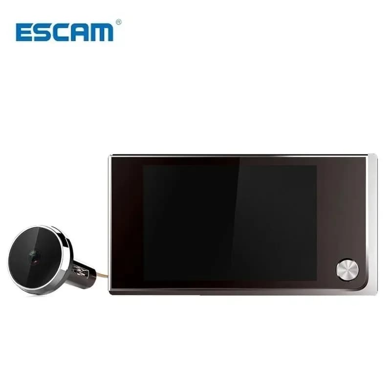 Escam 3.5 pollici campanello spioncino visualizzatore fotocamera digitale 120 ° LCD 2 milioni di pixel HD Cat Eye campanello per porta Monitor esterno