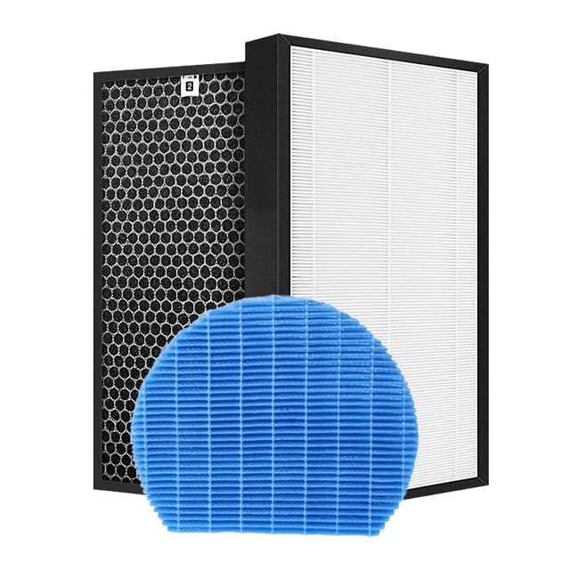 Adatto per Sharp KC-D50/E50/F50/G50/H50/50TH1/50TH2 Filtro purificatore d'aria HEPA e Carbom 400*220*27mm/400*220*10mm