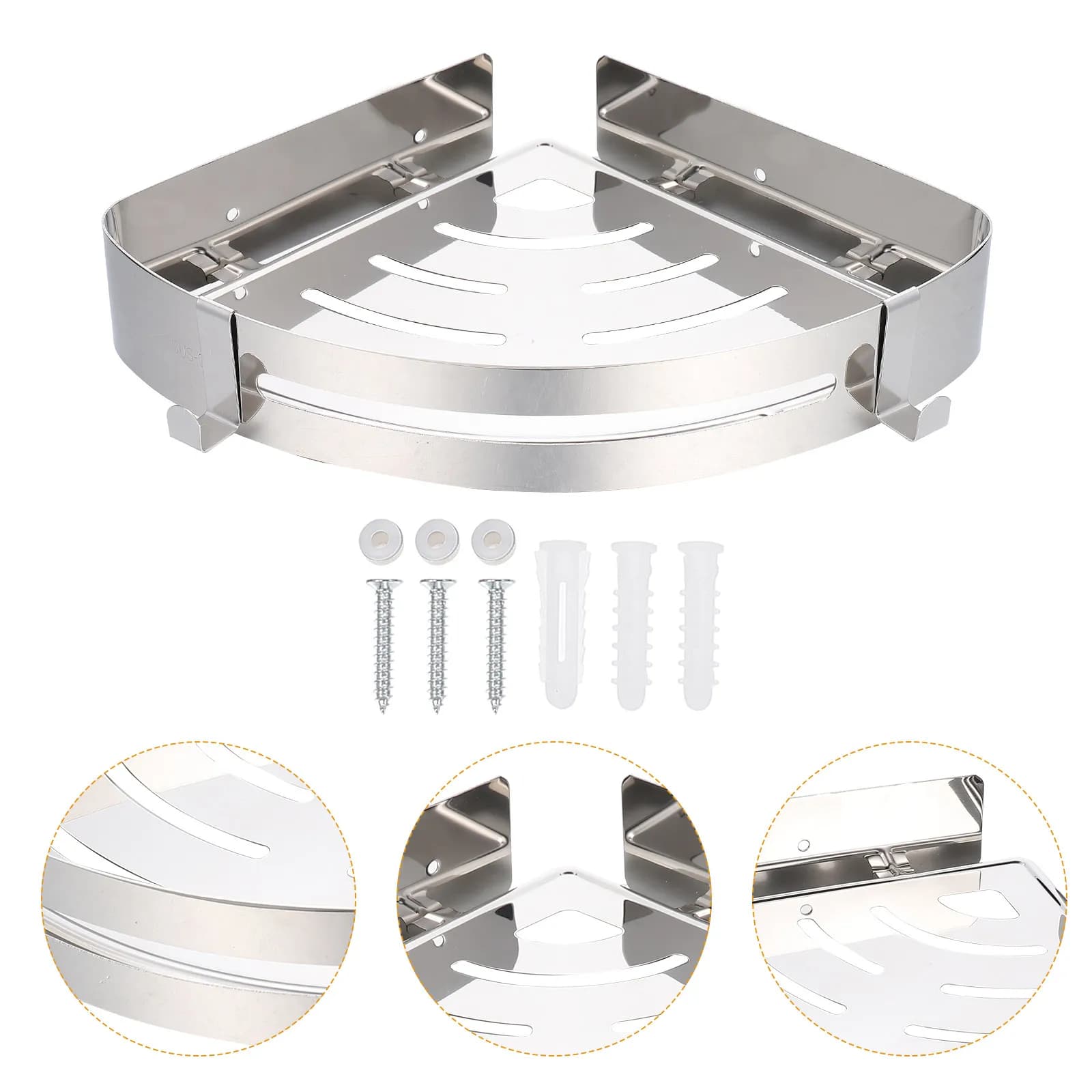 Bathroom shelves, Shower Organizer, Shower Wall Corner shelves for Shower