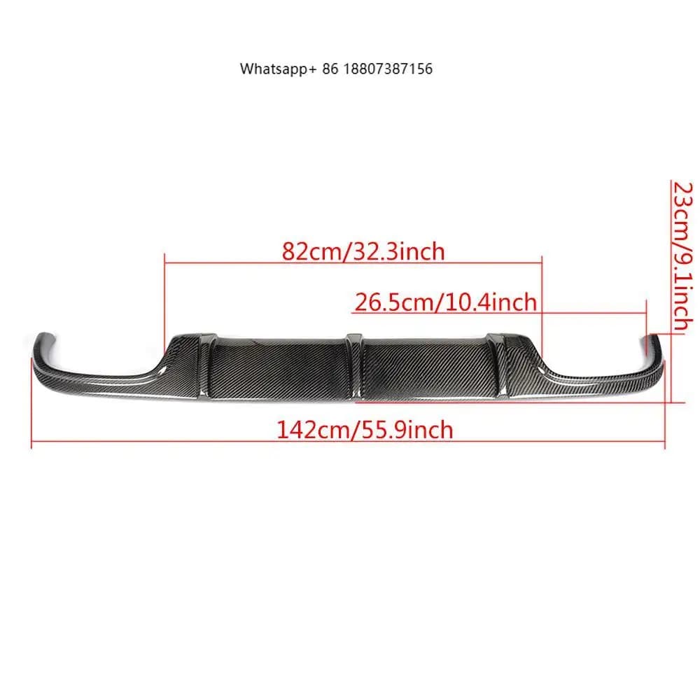 Carbon Fiber Rear Diffuser for Mercedes-Benz W211 E55 AMG 2002-2006