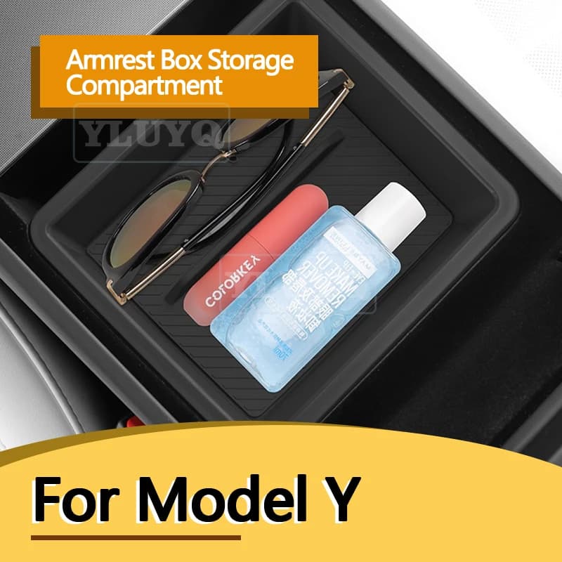 Silicone Organizer for Standard Central Console for Tesla Model Y Junipe, Interior Car Accessories
