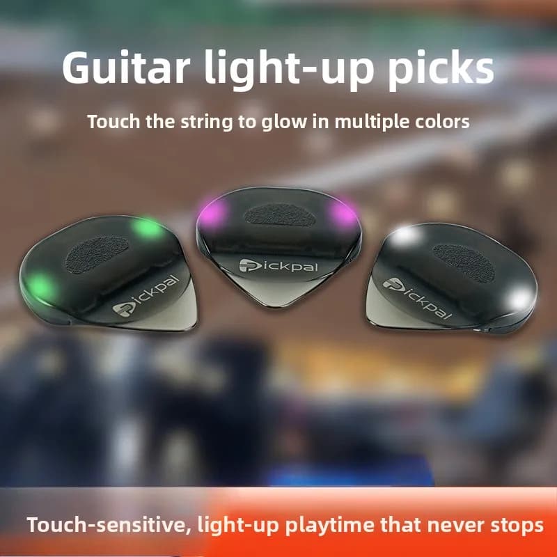Musical Instrument Accessories Luminous Guitar Picks LED Electric Guitar Picks Luminous Folk Sweeping Electric Guitar Shrapnel