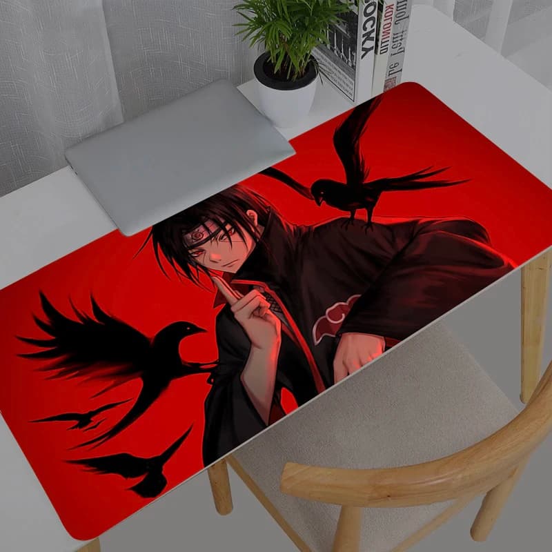 Tappetino per mouse da gioco Naruto Large Dywan Gamer Durable Max Tappetino per tastiera Tappetino da tavolo Tappetino per mouse XXL 900x400 per computer