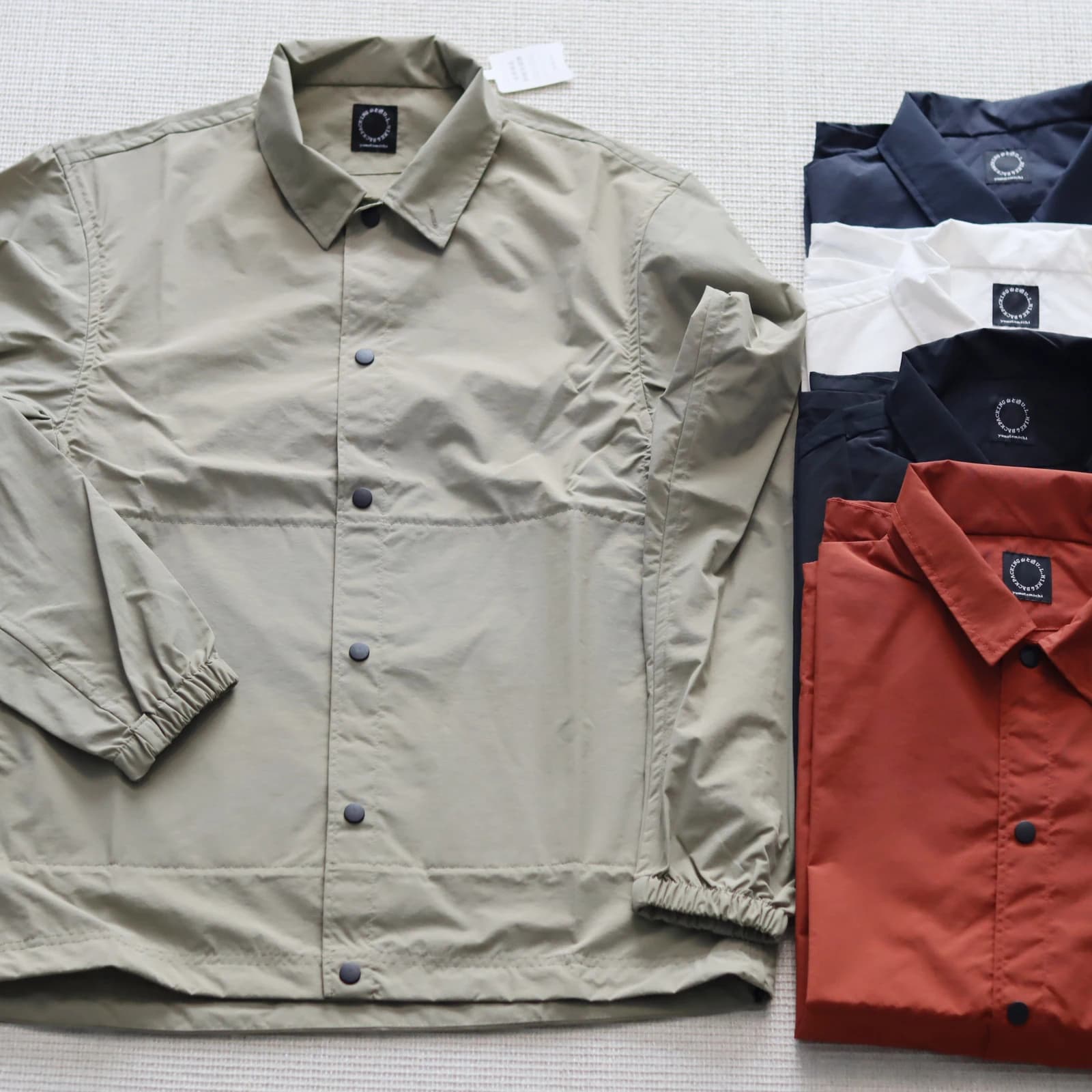 Giacca da camicia sportiva da esterno antivento impermeabile in nylon Yamatomichi Taslan