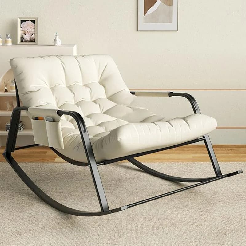 Sedie a dondolo da esterno per gaming e soggiorno, chaise longue per lettura, poltrone reclinabili, mobili da teatro, design Azy, anche per bambini