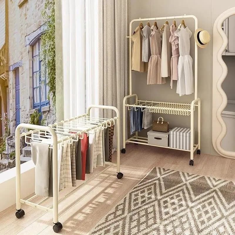 Multifunctional hanger for bedroom, furniture, for trousers and skirts, hanging organizer for wardrobe