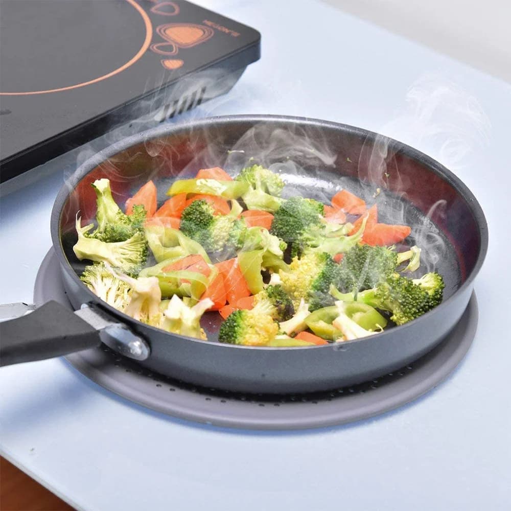 CMHI-Silicone Splatter Screen,Grease Splatter Guard With Folding Handle,For Cooking Splatter Guards&Fry Pan,13 Inch