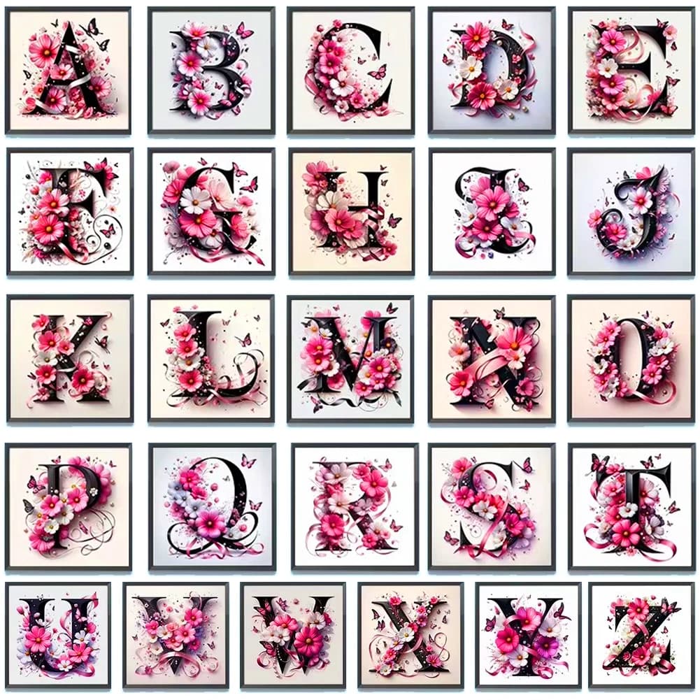 AB 5D DIY Full Drill Diamond Painting Letters Kit Home Decor Art Craft Room Embroidery Cross Stitch Mosaic pintura de diamante