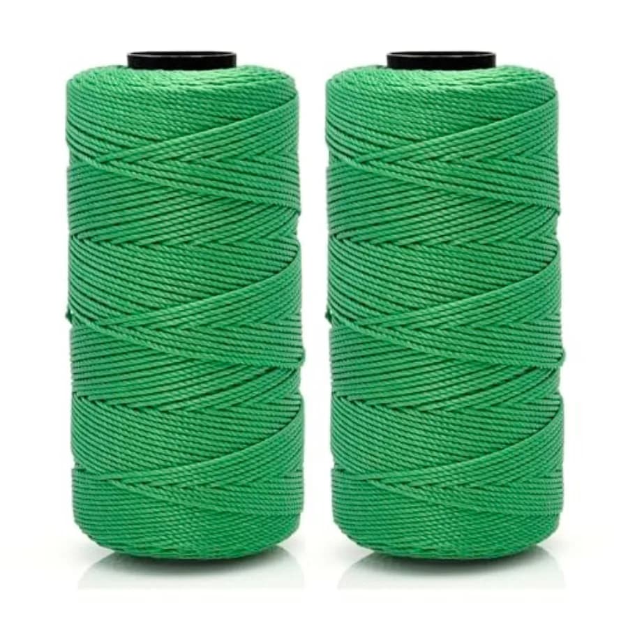 s 1.5mm x 219 Yards Polyester String Cord for Knitting and Crochet, 100% Polypropylene Macrame Cord for Hats, Bags, Purses, Sho